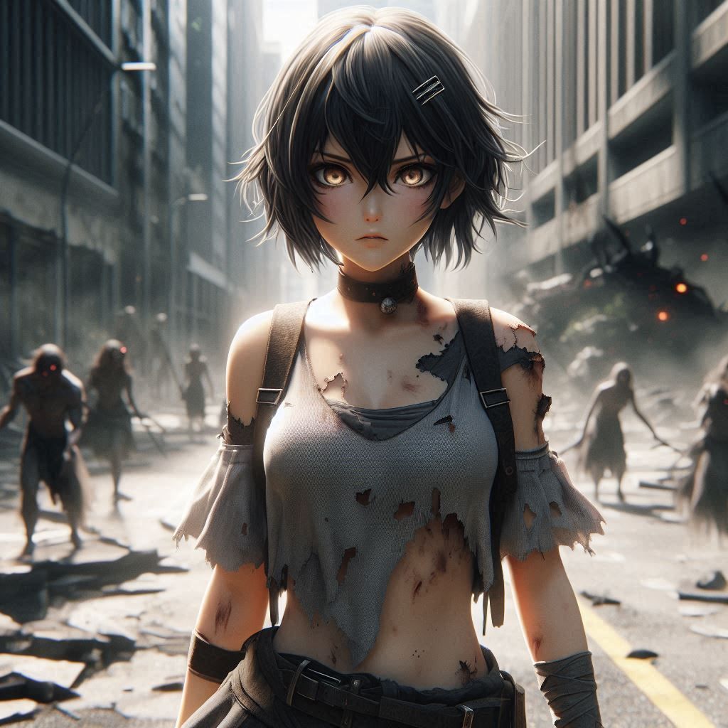 In the post apocalyptic world where demons are everywhere