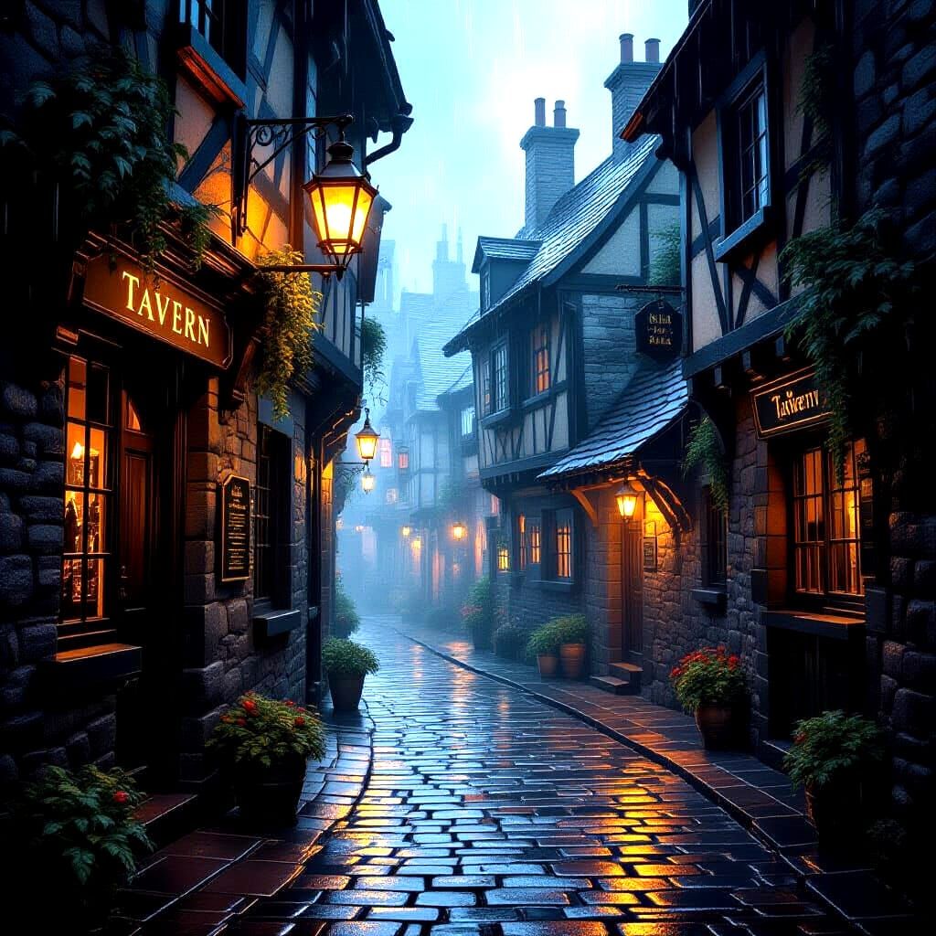 Cobblestones and Comfort  by @Nostromo