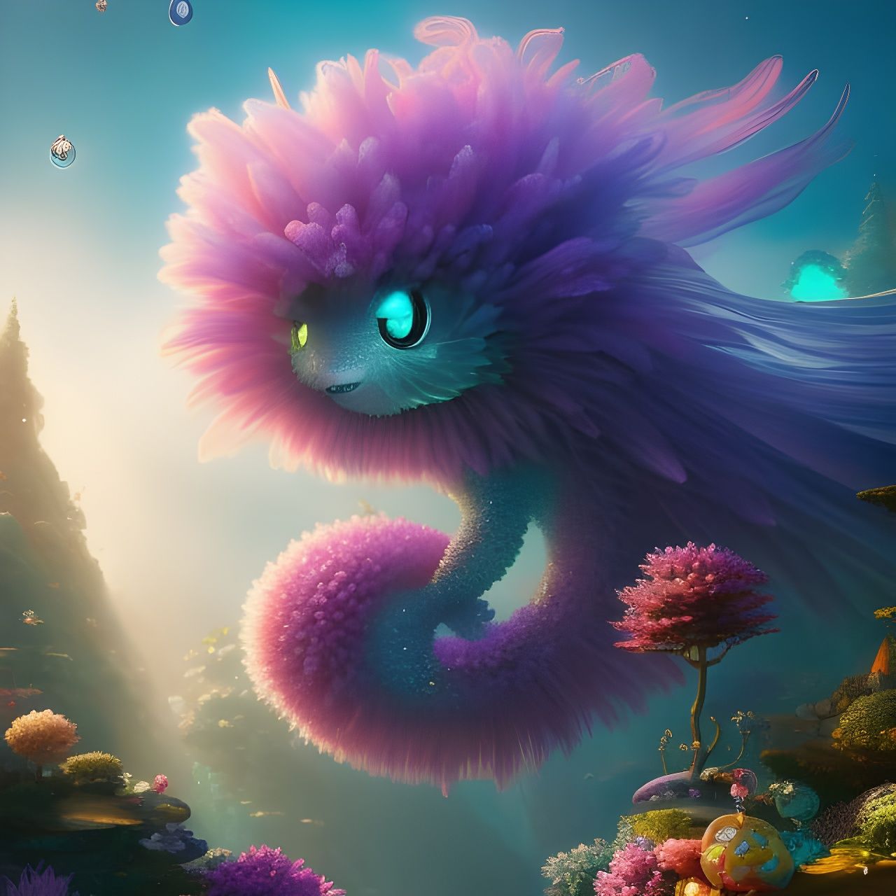 Mythical Creature of The Subaquatica Forest