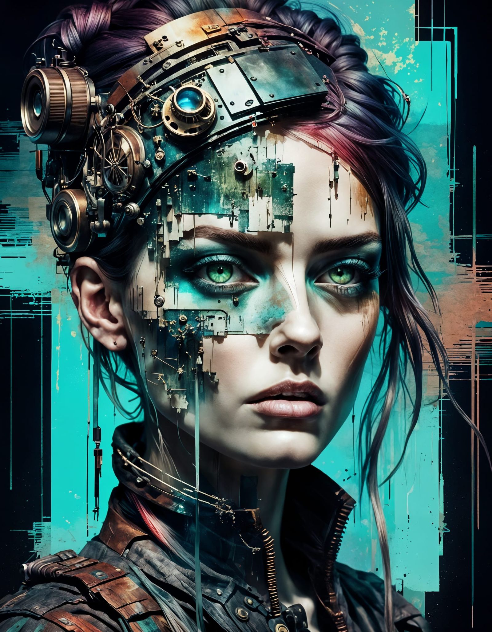 Glitch Portrait  by @Live4Create