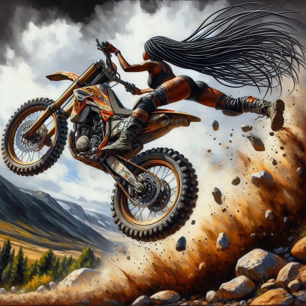 Some Adrenaline Junkie on a bike