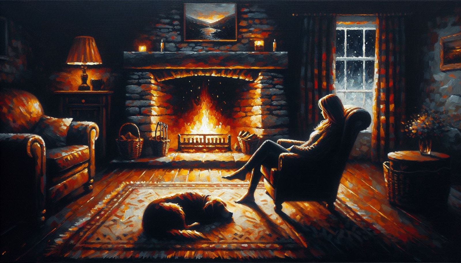 Fireside warmth