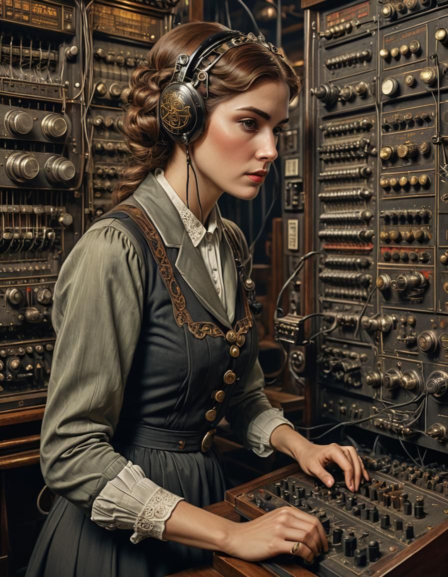Switchboard Operator  by @Swiss Army Squid