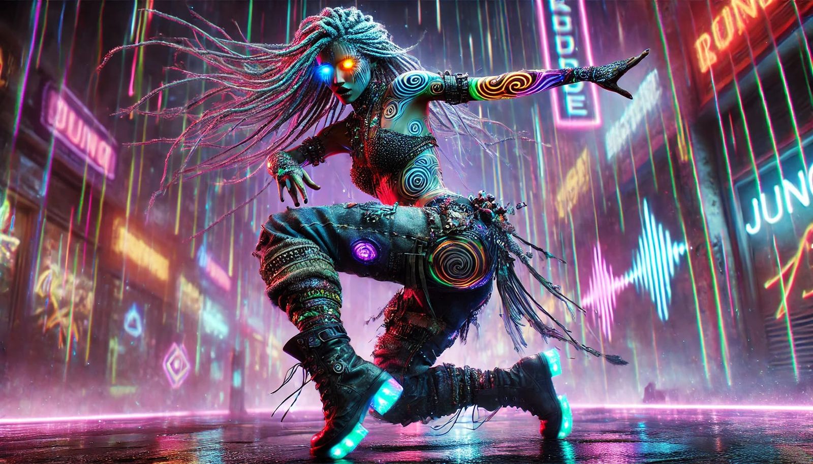 Juno in full motion #1