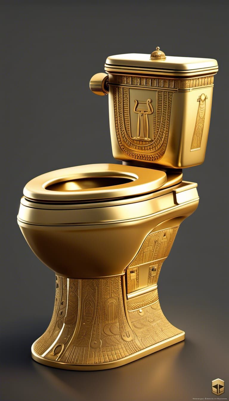 Gold Toilet