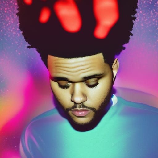 The Weeknd Album Art, Stable Diffusion