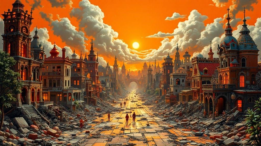 the end of the world, 4k Wes Anderson