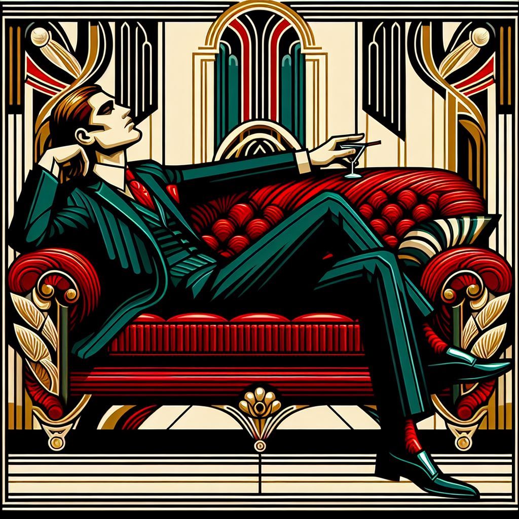 Art Deco man