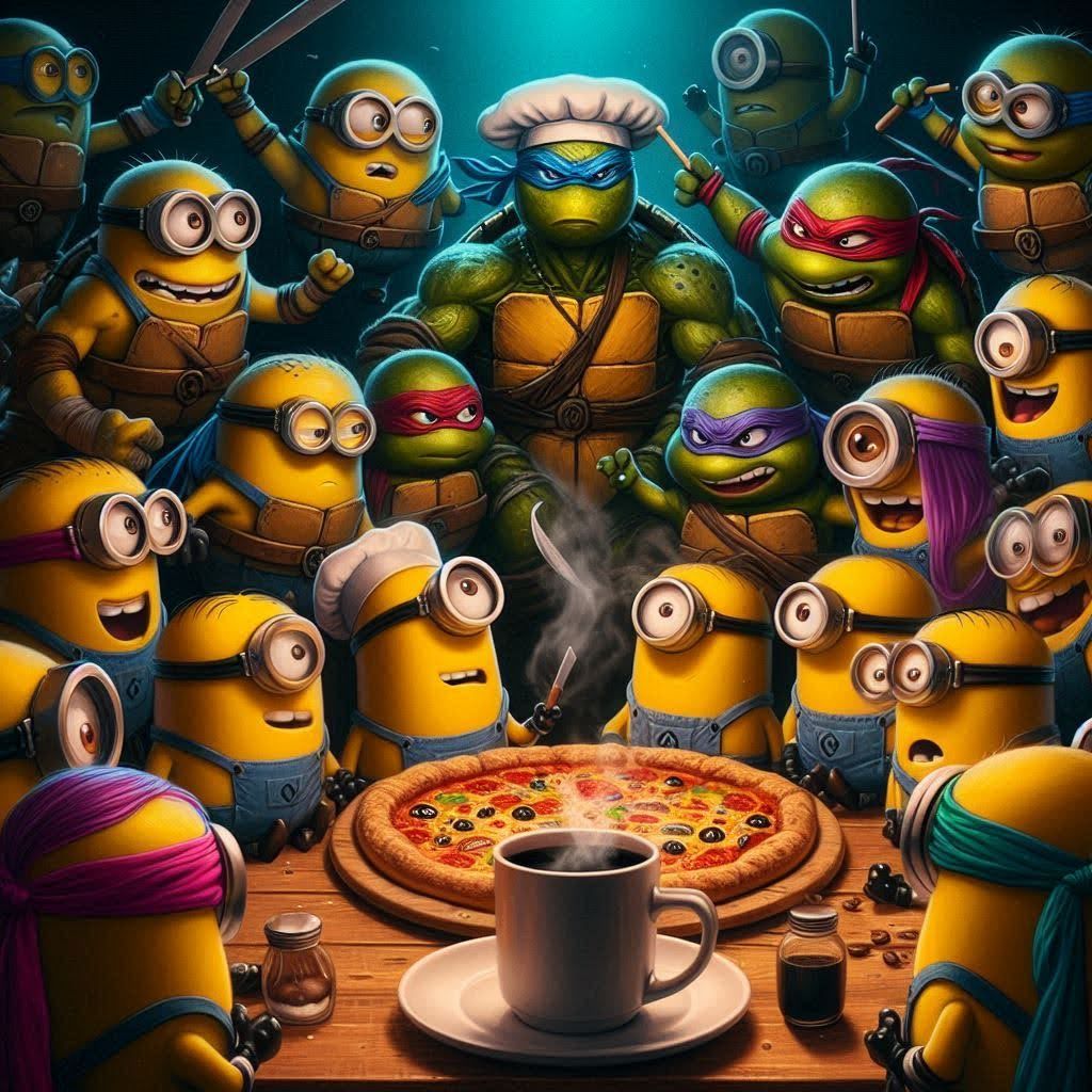 Teenage Mutant Ninja Turtles vs.  The Minions