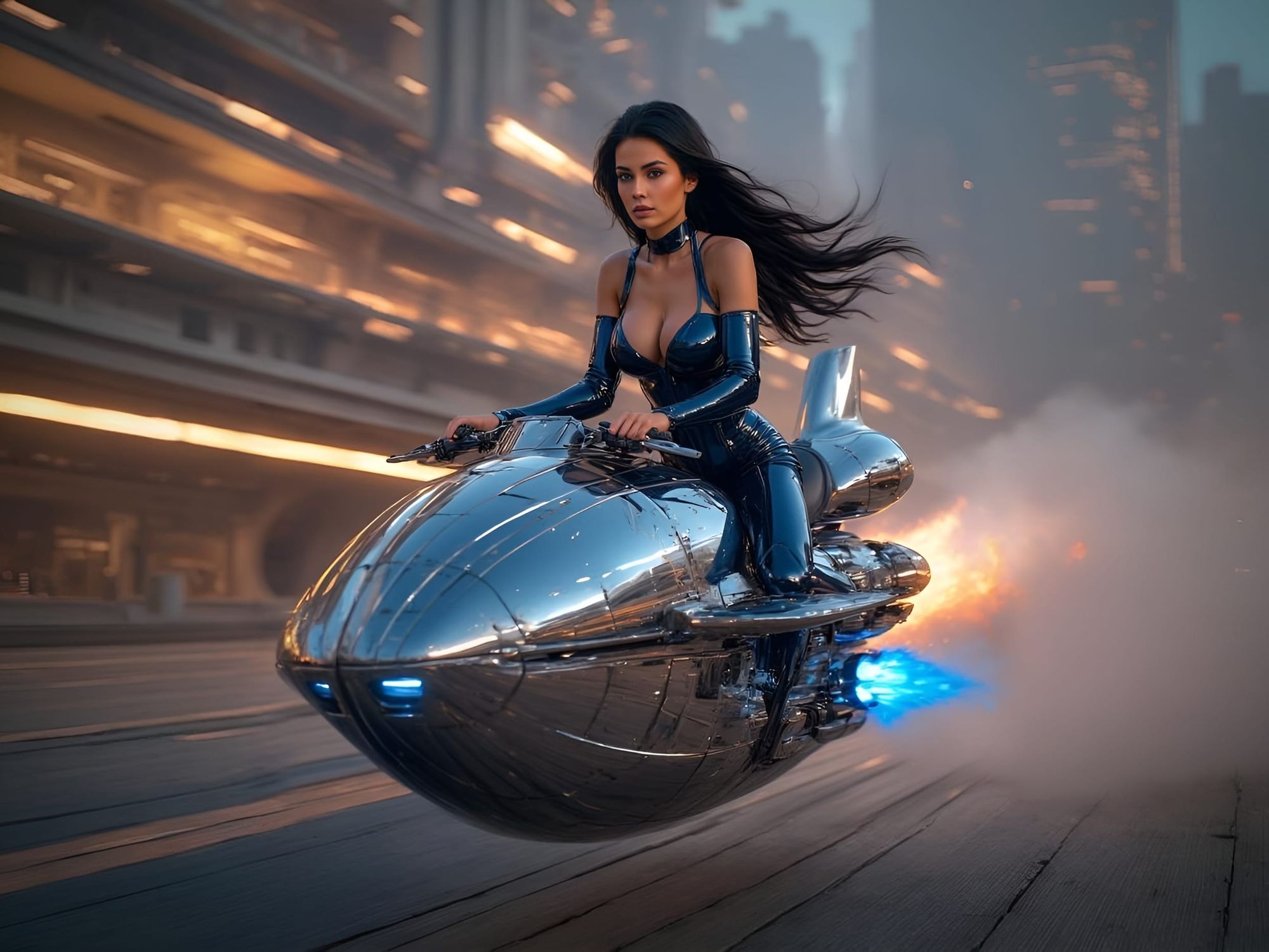 Lana Zabel, Professional Hoverbike Racer
