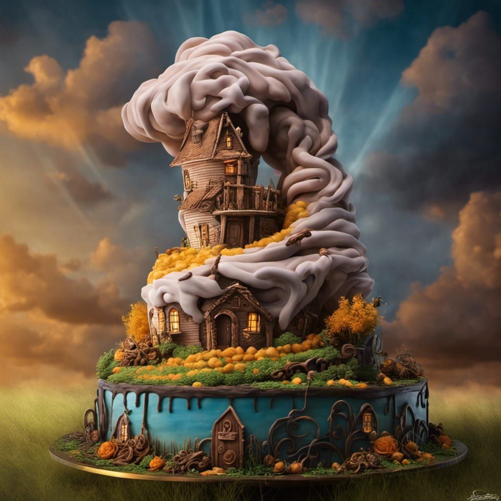 Wizard Of Oz Cake - AI Generated Artwork - NightCafe Creator