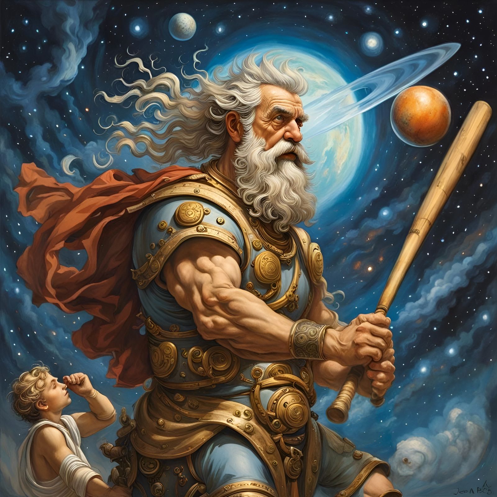 How the planets got to where they are: Zeus' Homerun Theory  by @Username_Already_Taken