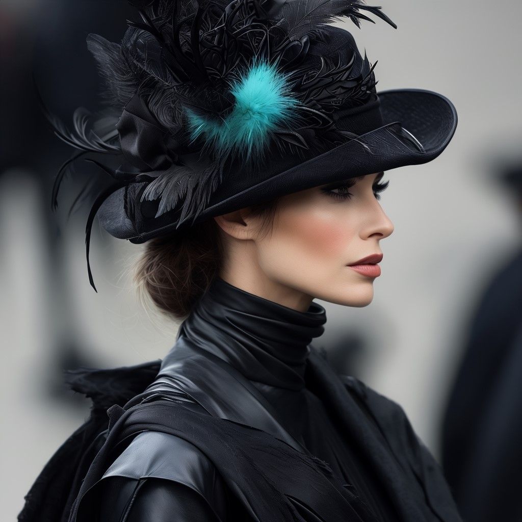 Chapeau à plumes