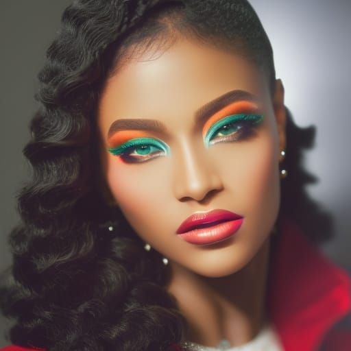 "80s Glam Aesthetics"