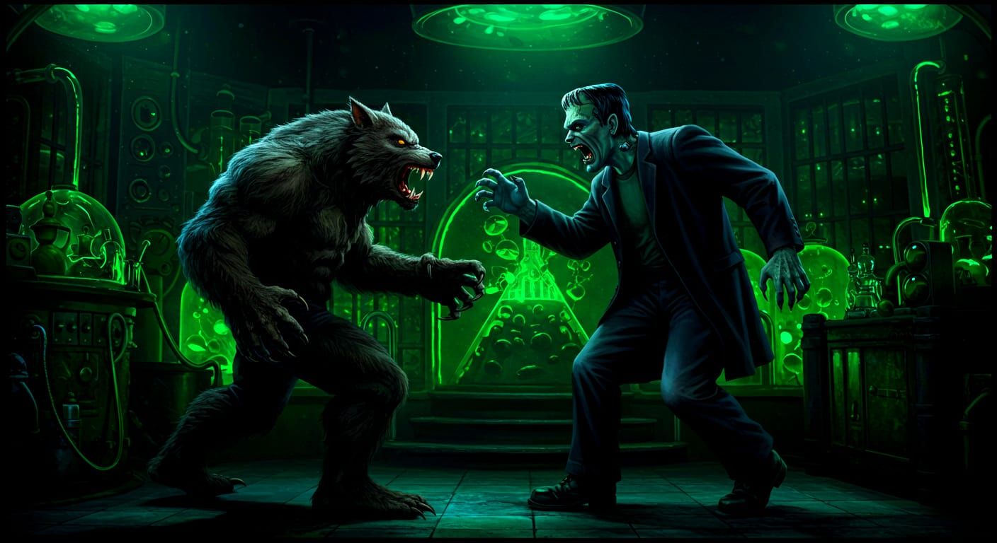 Frankenstein vs. The Wolfman