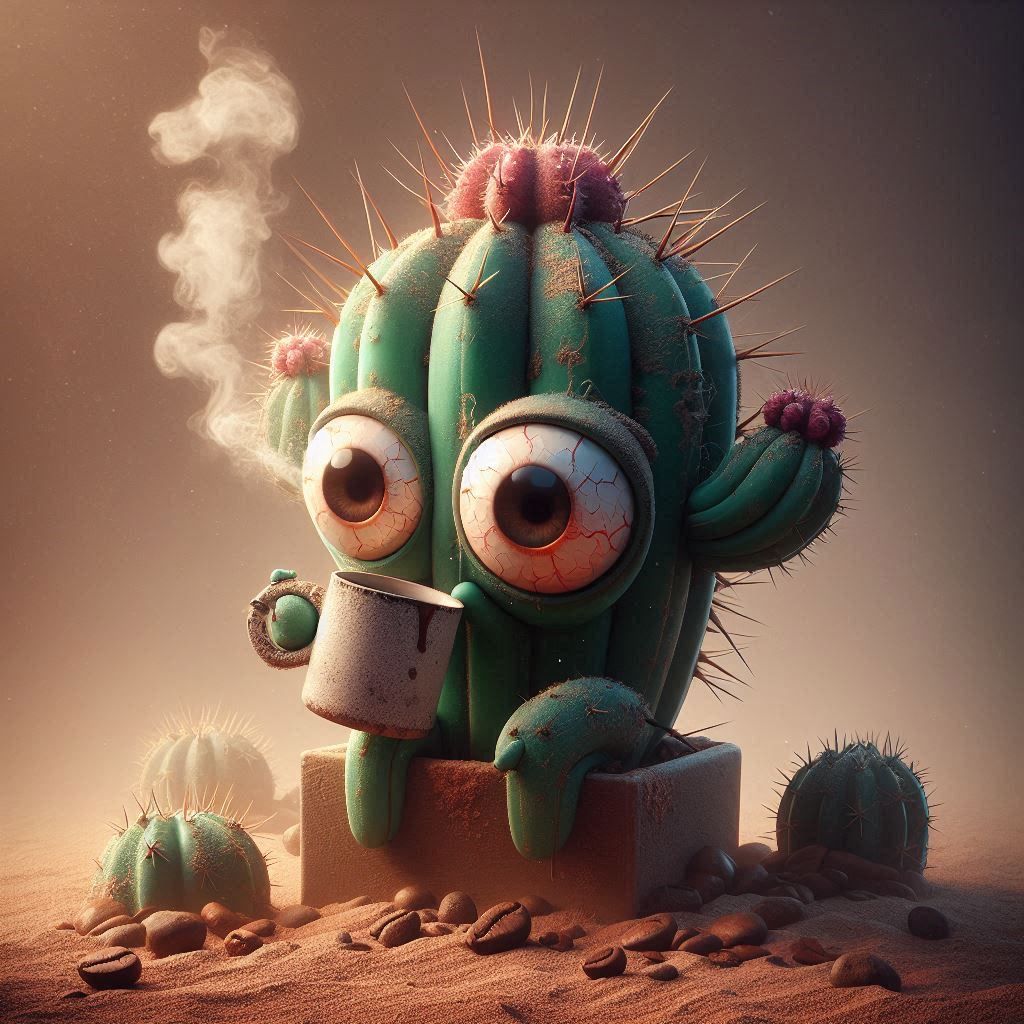 I’m a little prickly before coffee