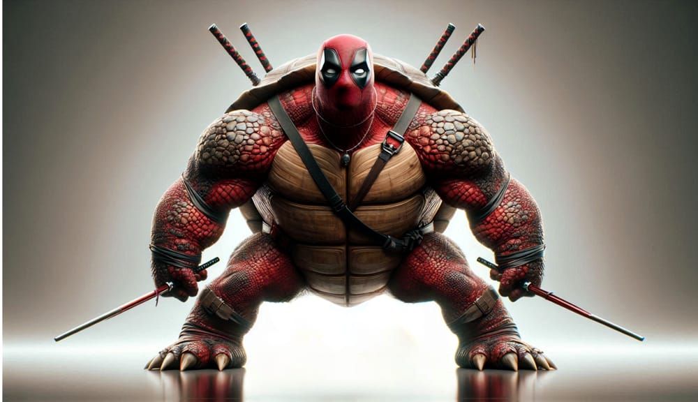 Deadpool + Raphael = Raphpool, Deahael, Poolhael, Pooled, ???