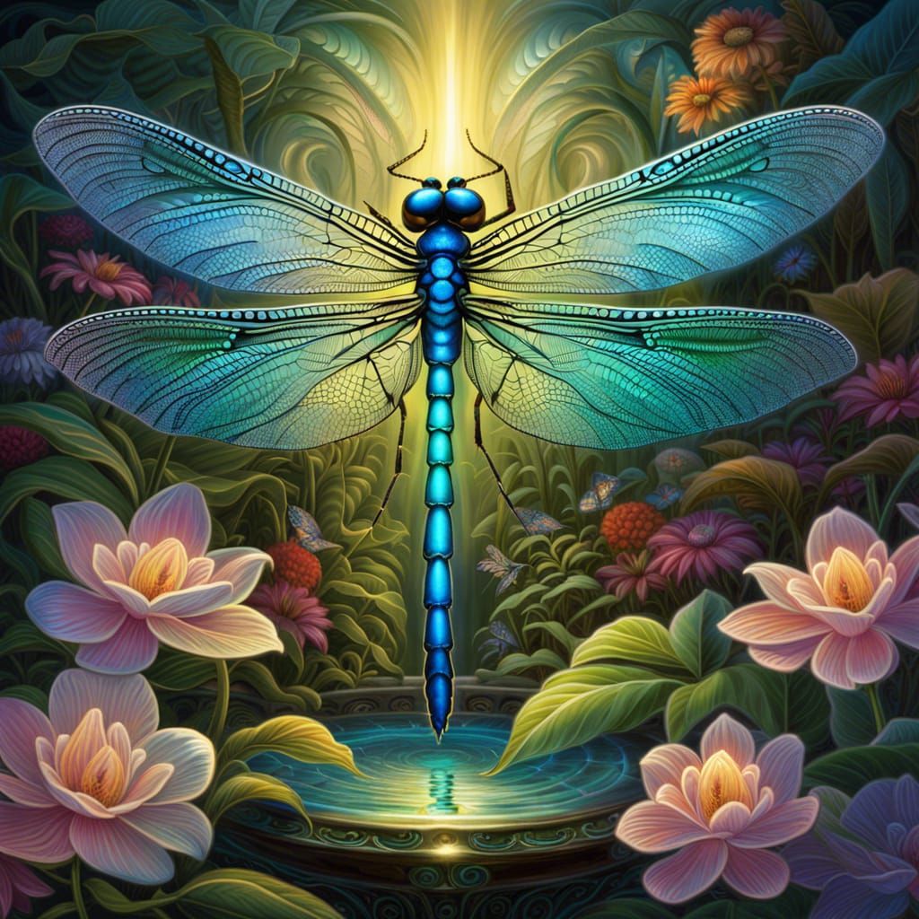 Dragonfly - AI Generated Artwork - NightCafe Creator