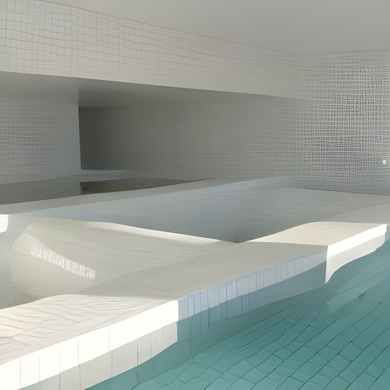 A smooth basic simple pool liminal hyperrealism - AI Generated Artwork ...