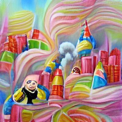 Gru blowing up the twin towers - AI Generated Artwork - NightCafe Creator