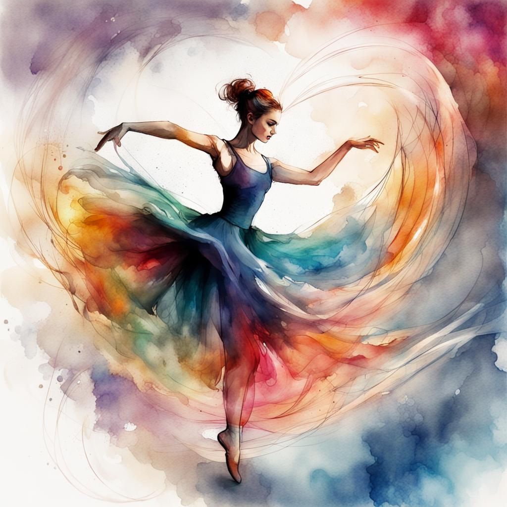 Ballerina - AI Generated Artwork - NightCafe Creator