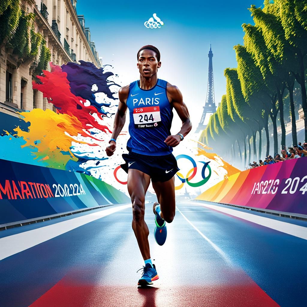 Preparing for Paris Olympic 2024 - AI Generated Artwork - NightCafe Creator