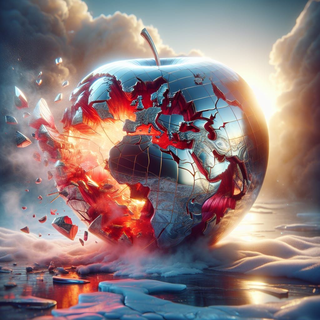 Fractured world   by @Ideal