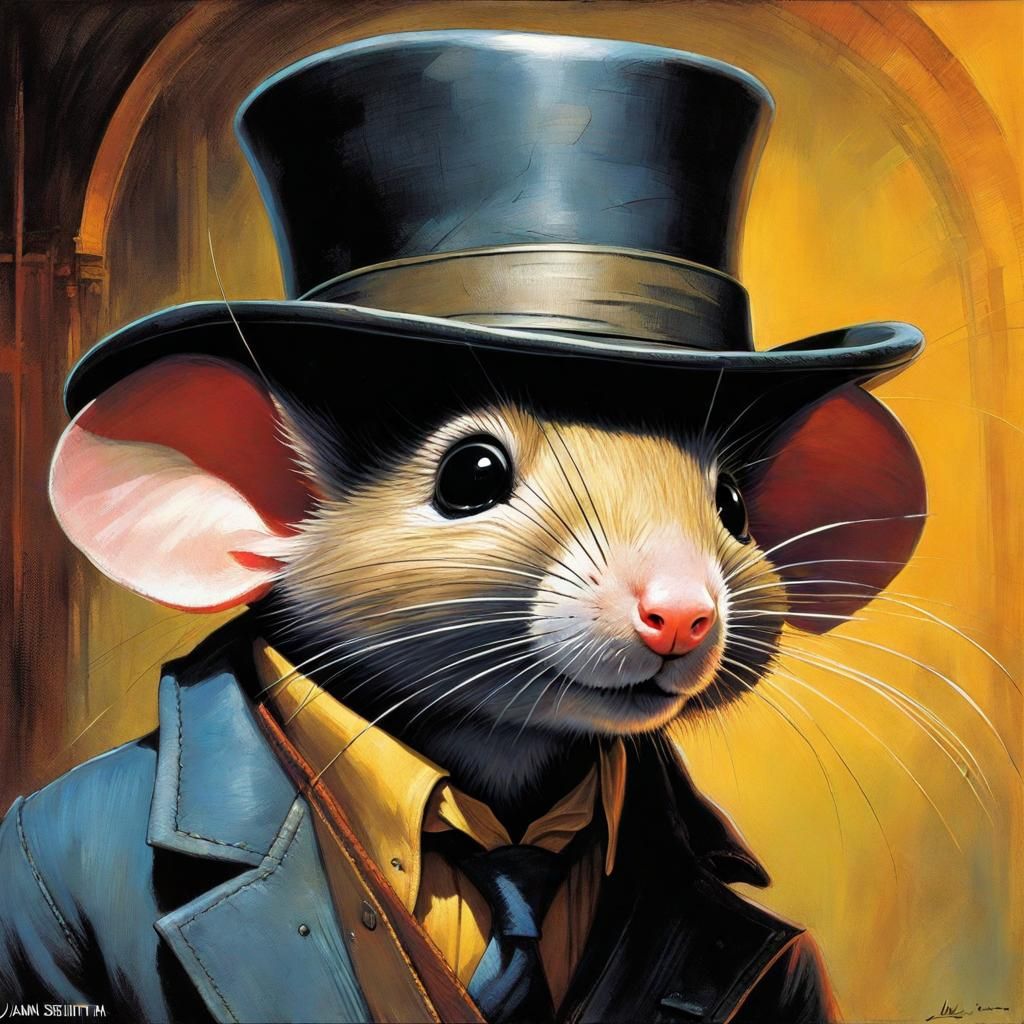 Mousy noir_Private_Investigator