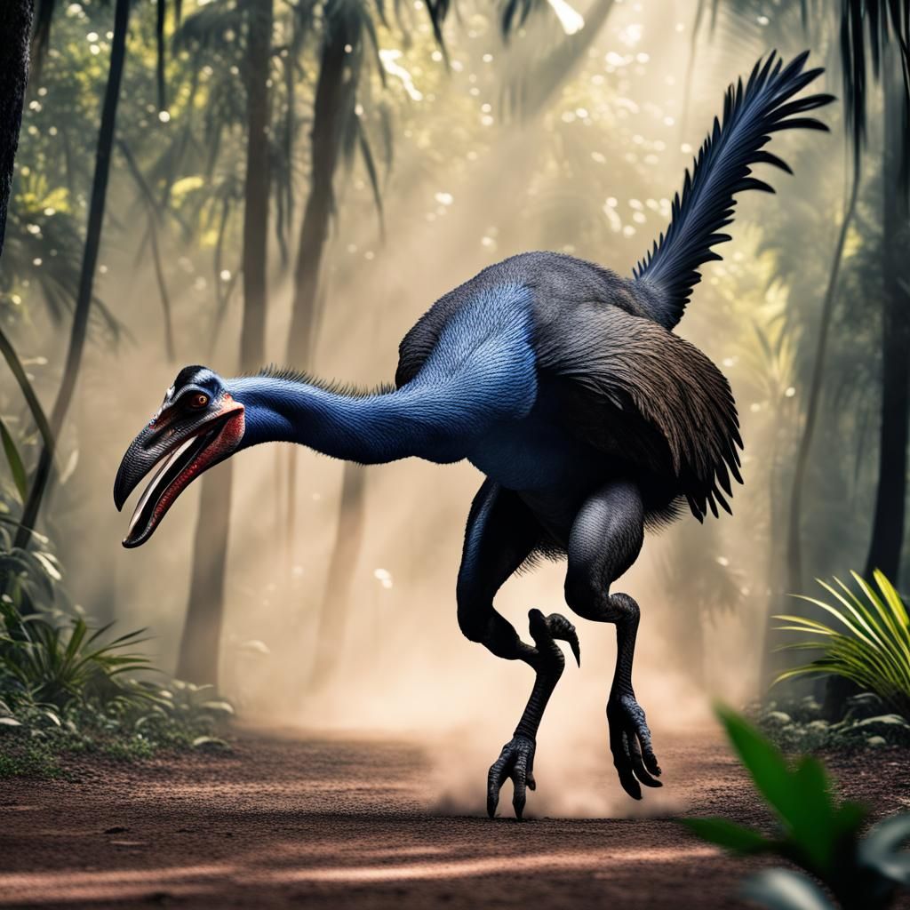 Cassowary Velociraptor Hybrid Attack