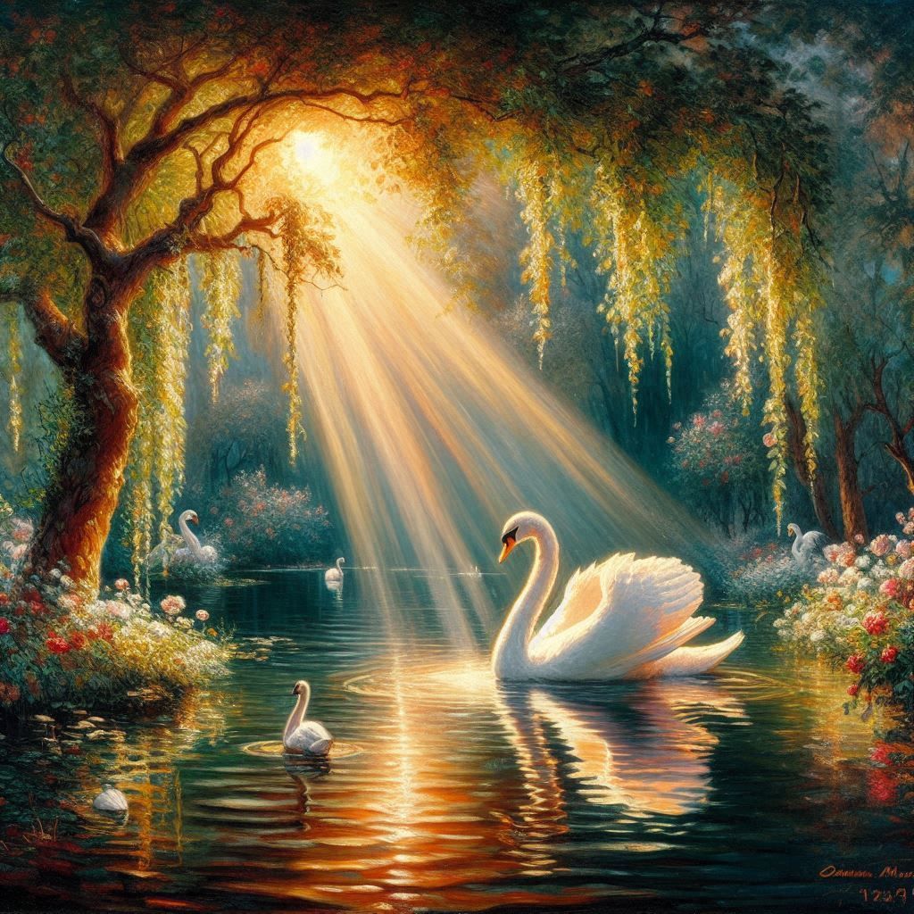 Swan Rays  by @Stare