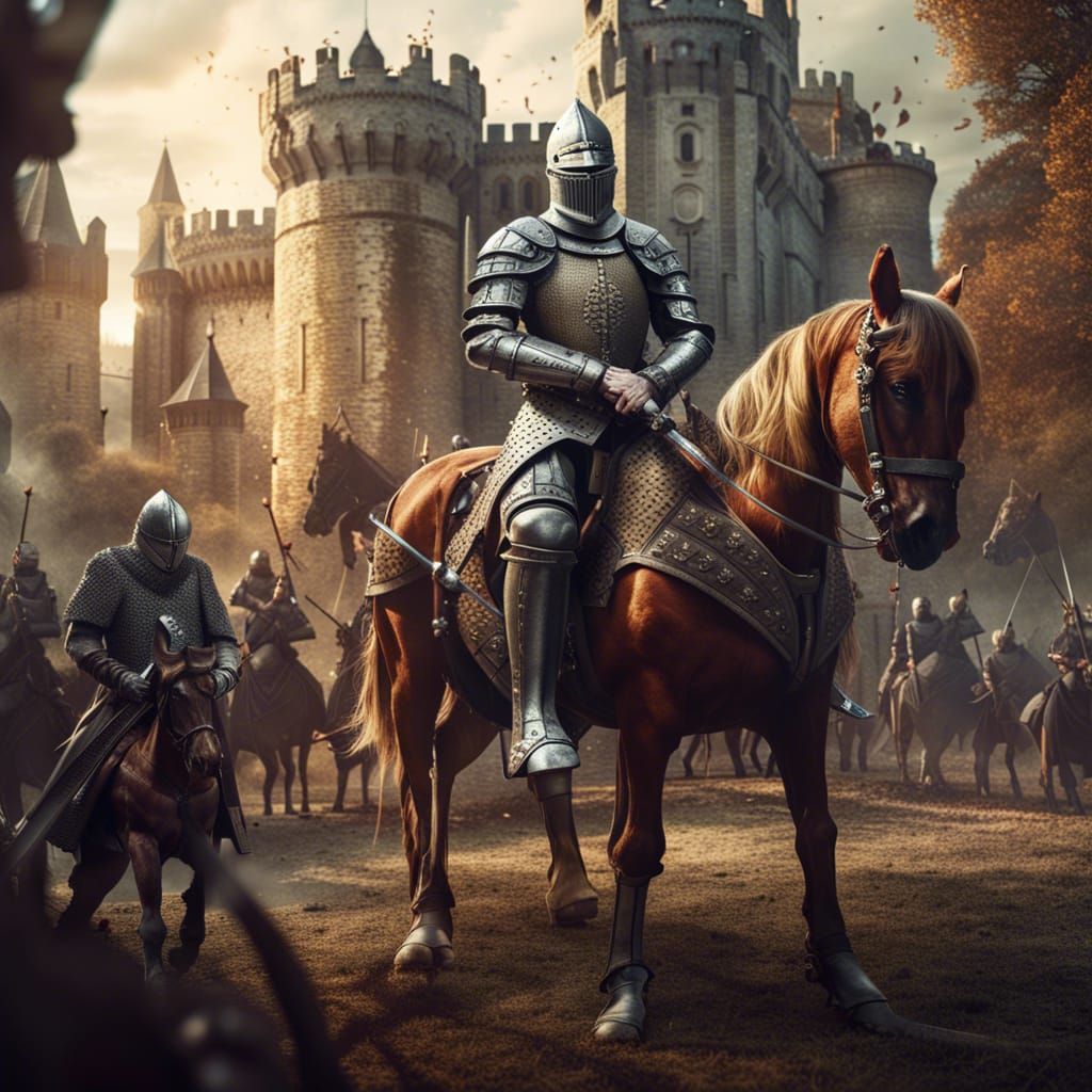 Medieval knight - AI Generated Artwork - NightCafe Creator