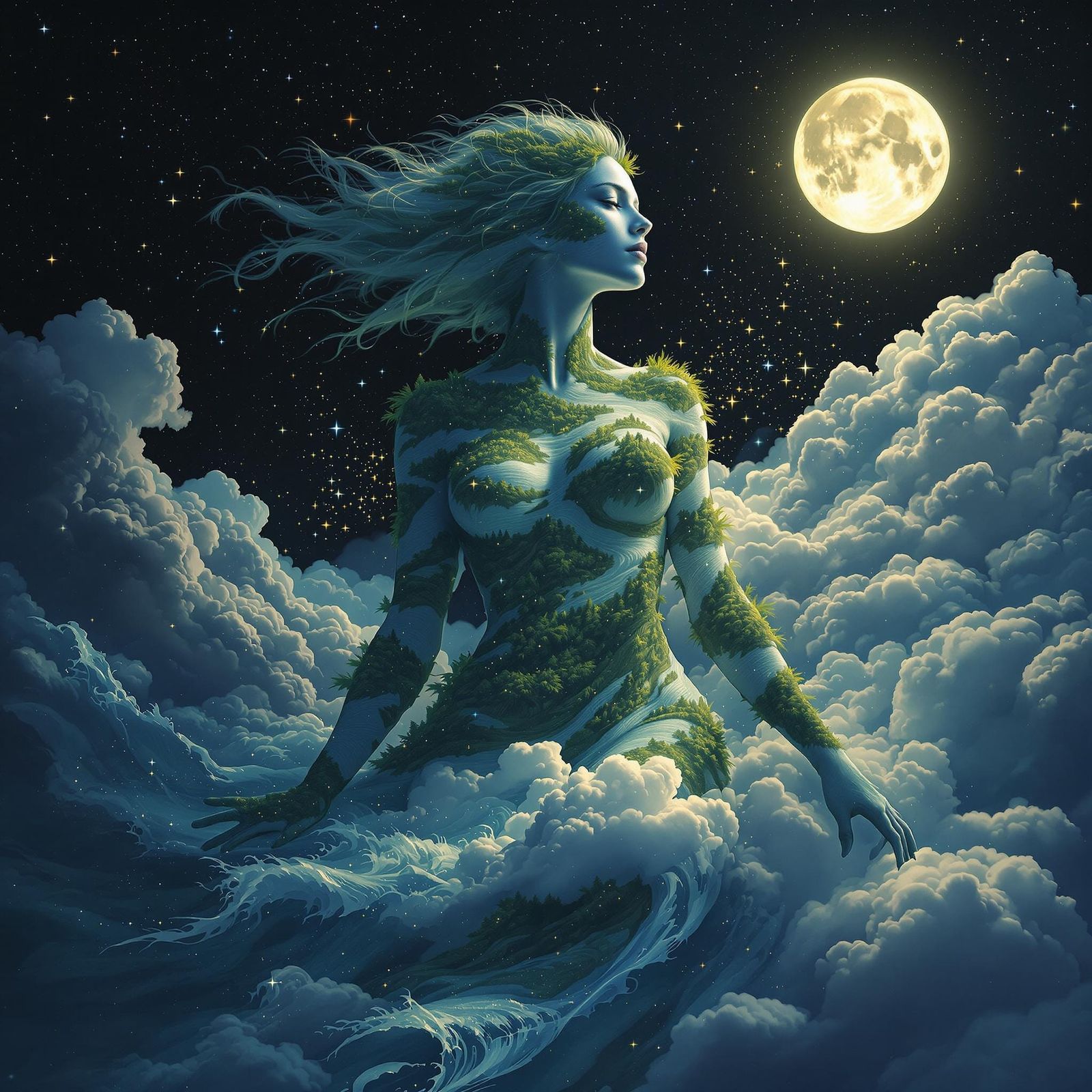 Mother Earth  by @GaussianArt