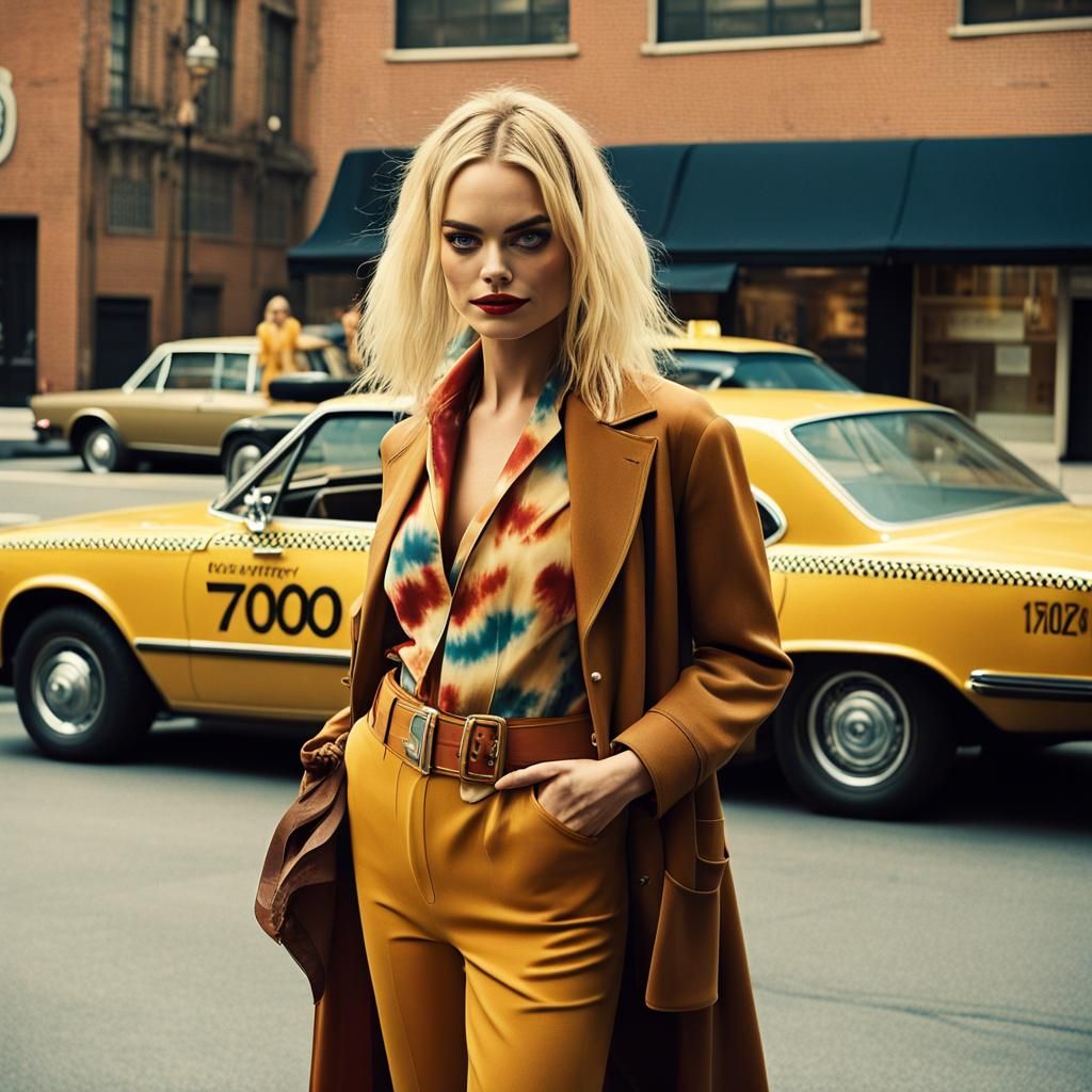A fashion of the 1970s - Harley Quinn in the 1970s!!!  by @mansai