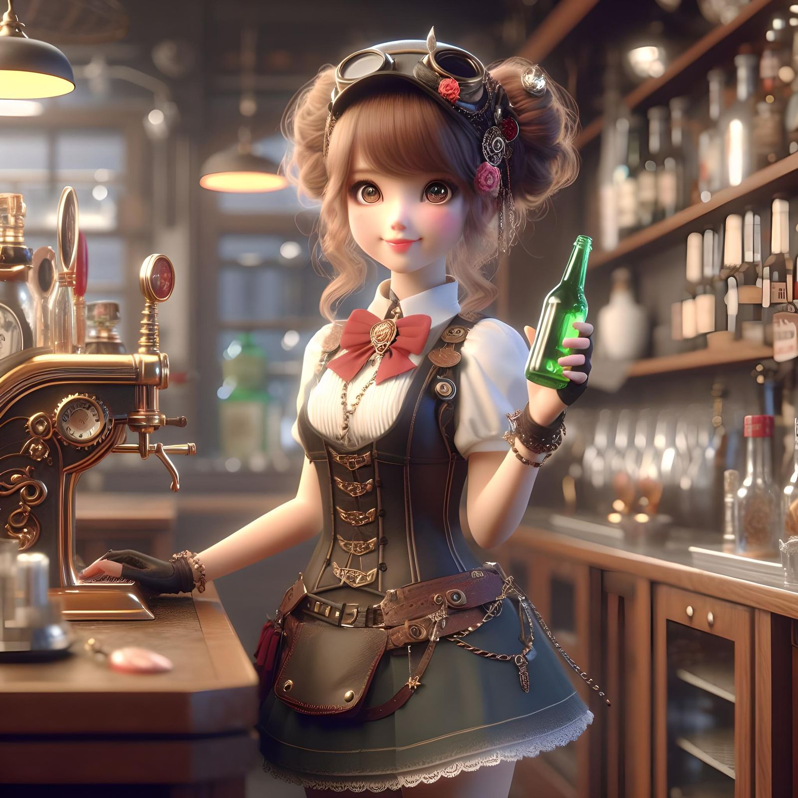 Steampunk Soda Shop
