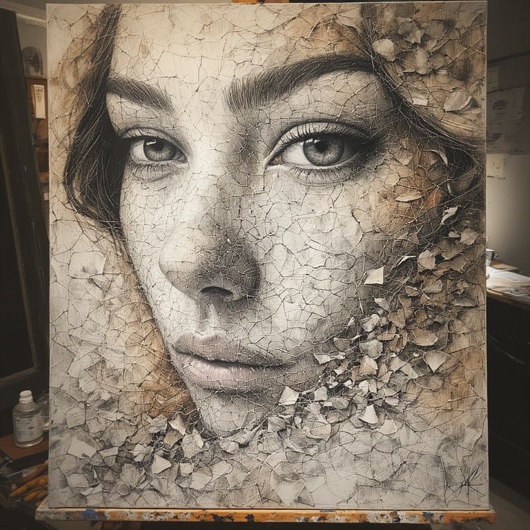 Pencil shavings and graphite