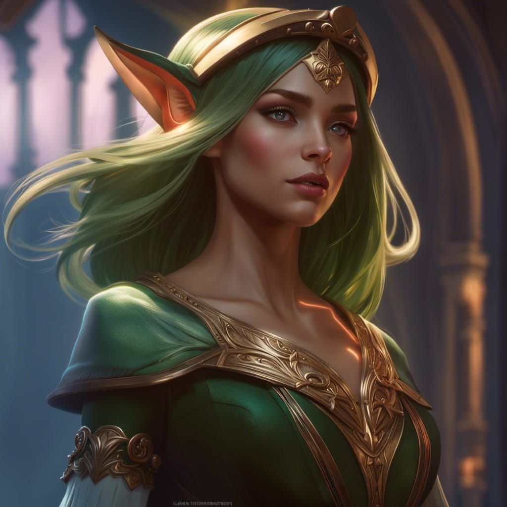 Elf Princess Ai Generated Artwork Nightcafe Creator 3979