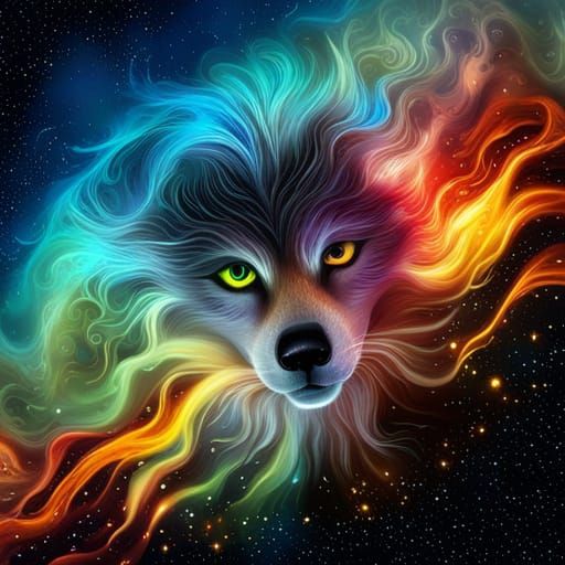 HD Deep Space of Werewolf Nebulae - AI Generated Artwork - NightCafe ...