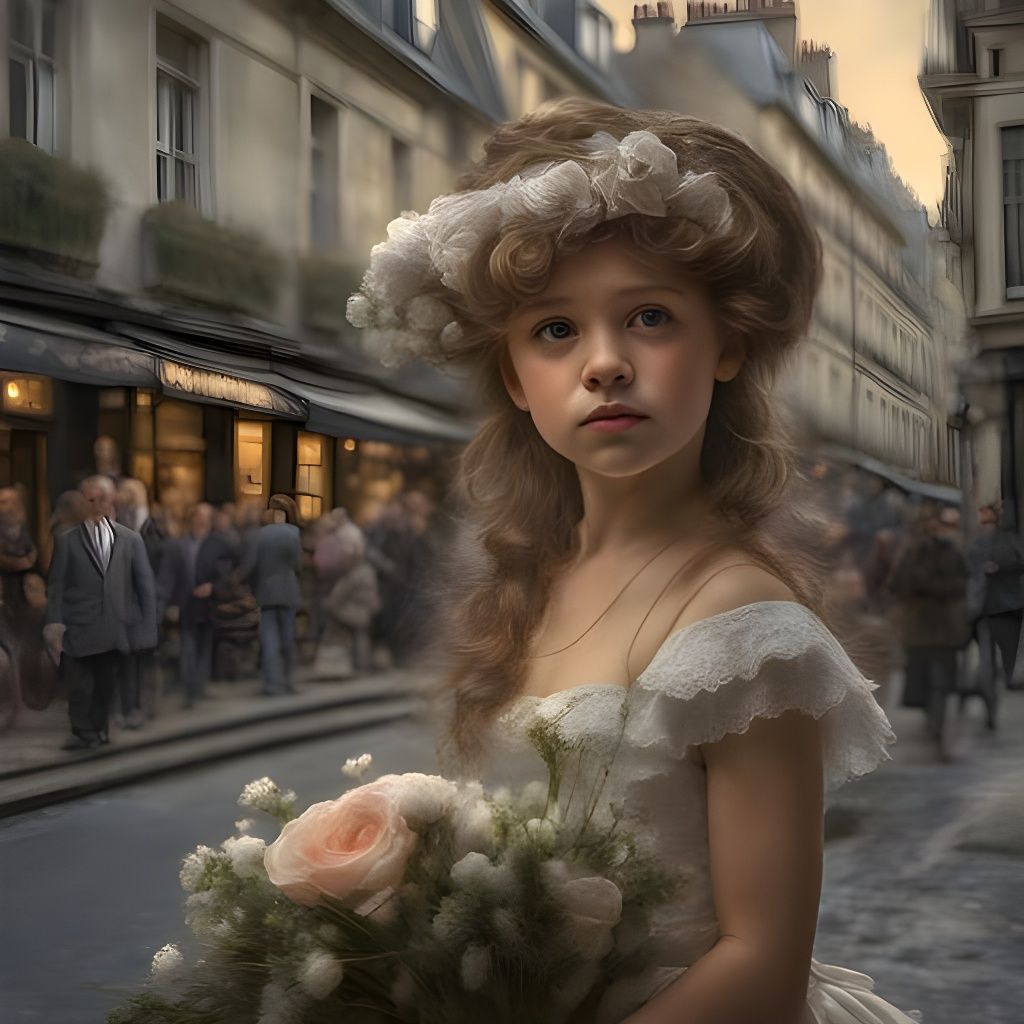 The flower girl