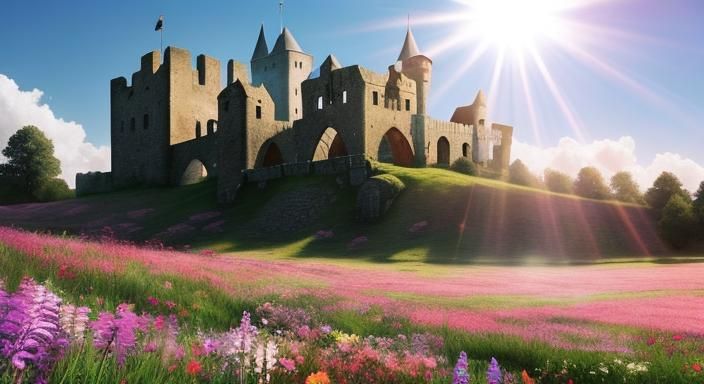 Ruins of a medieval castle