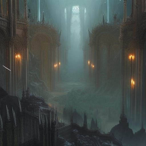 Court Of Thorns And Roses, Hewn City - Ai Generated Artwork - Nightcafe 