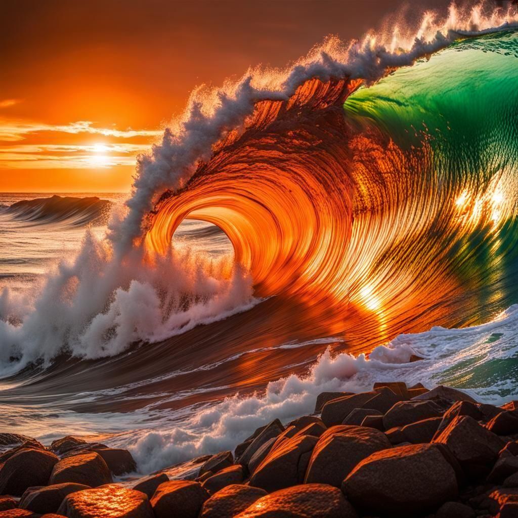 🌊 the wave  by @Magdalene