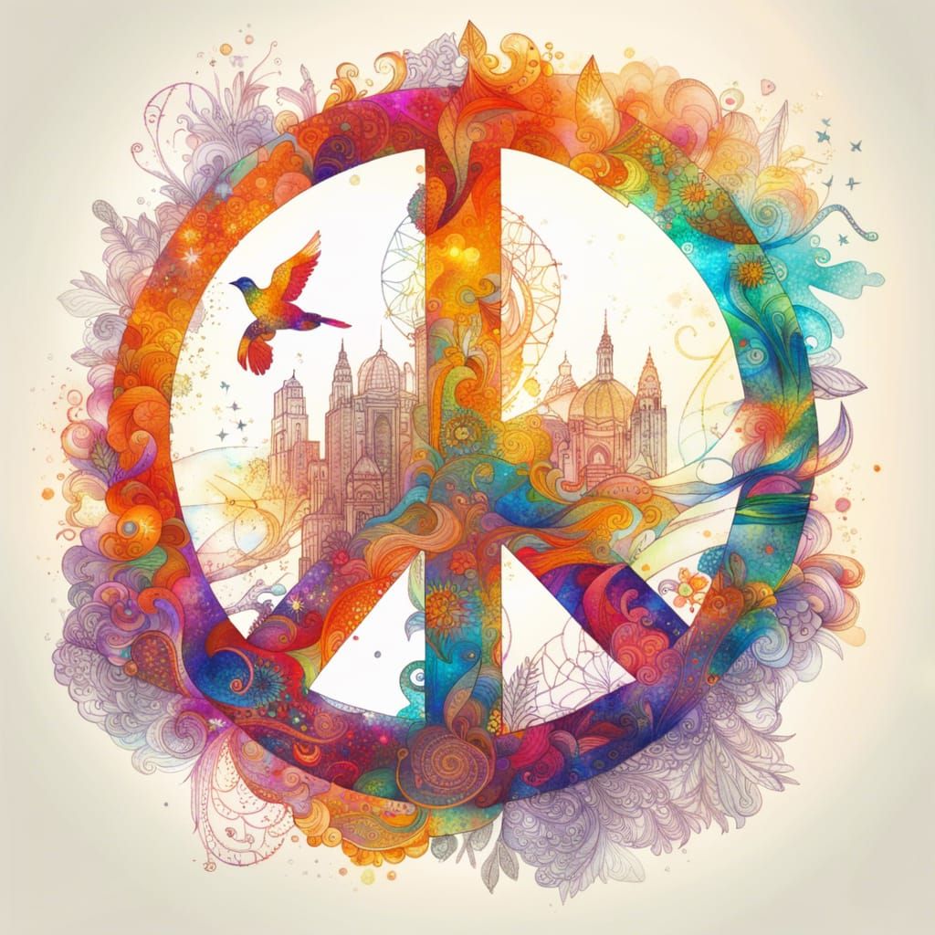symbol of peace  by @Charlotti