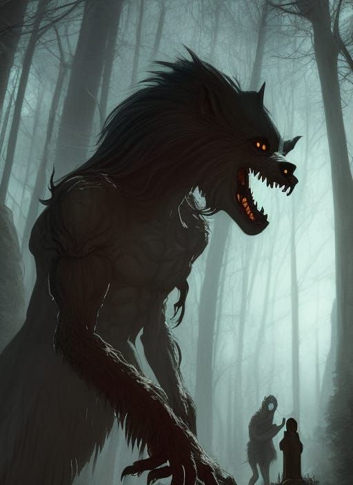 say hello to daddy werewolf