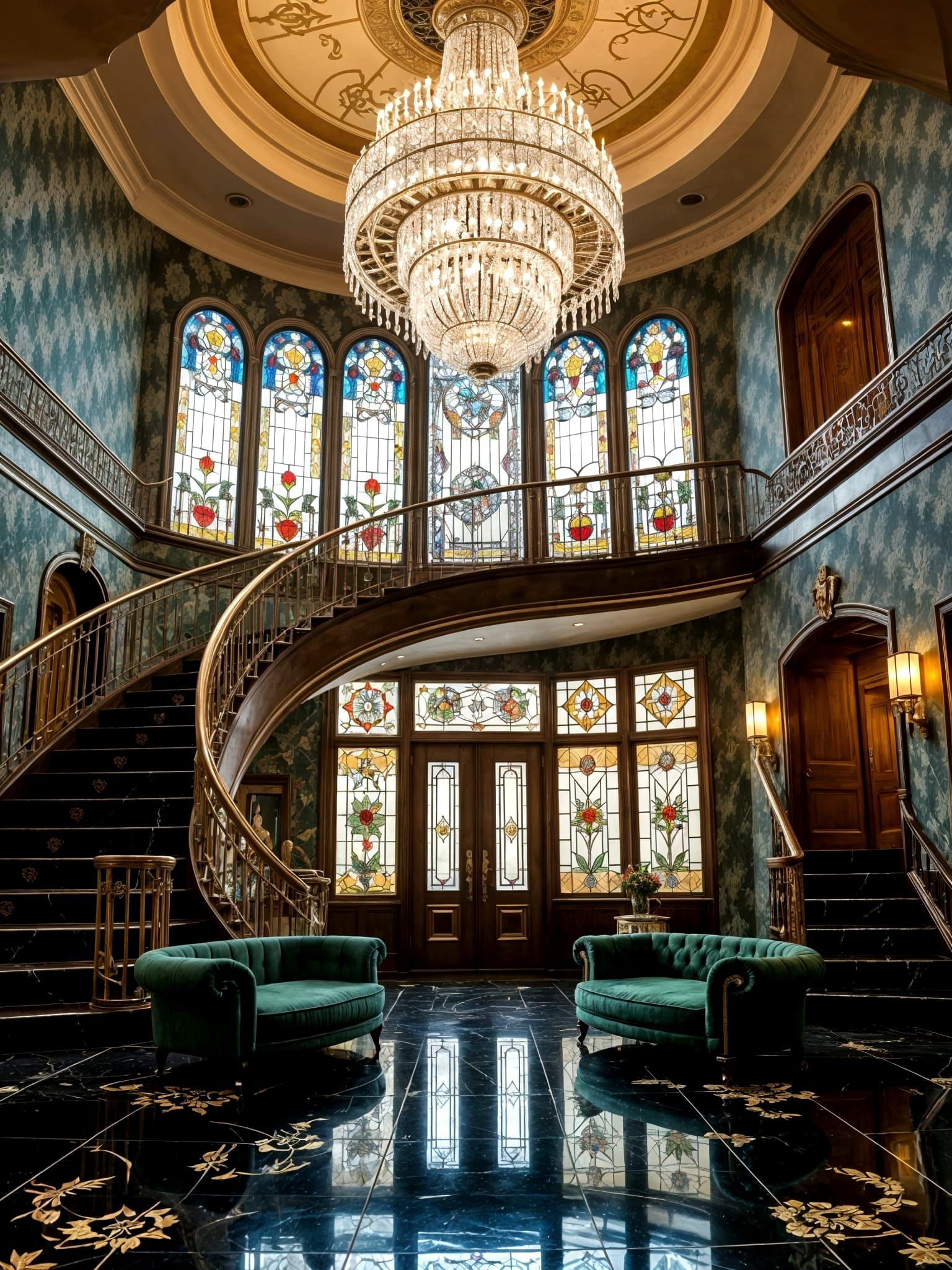 1920's grand entrance   by @Julie