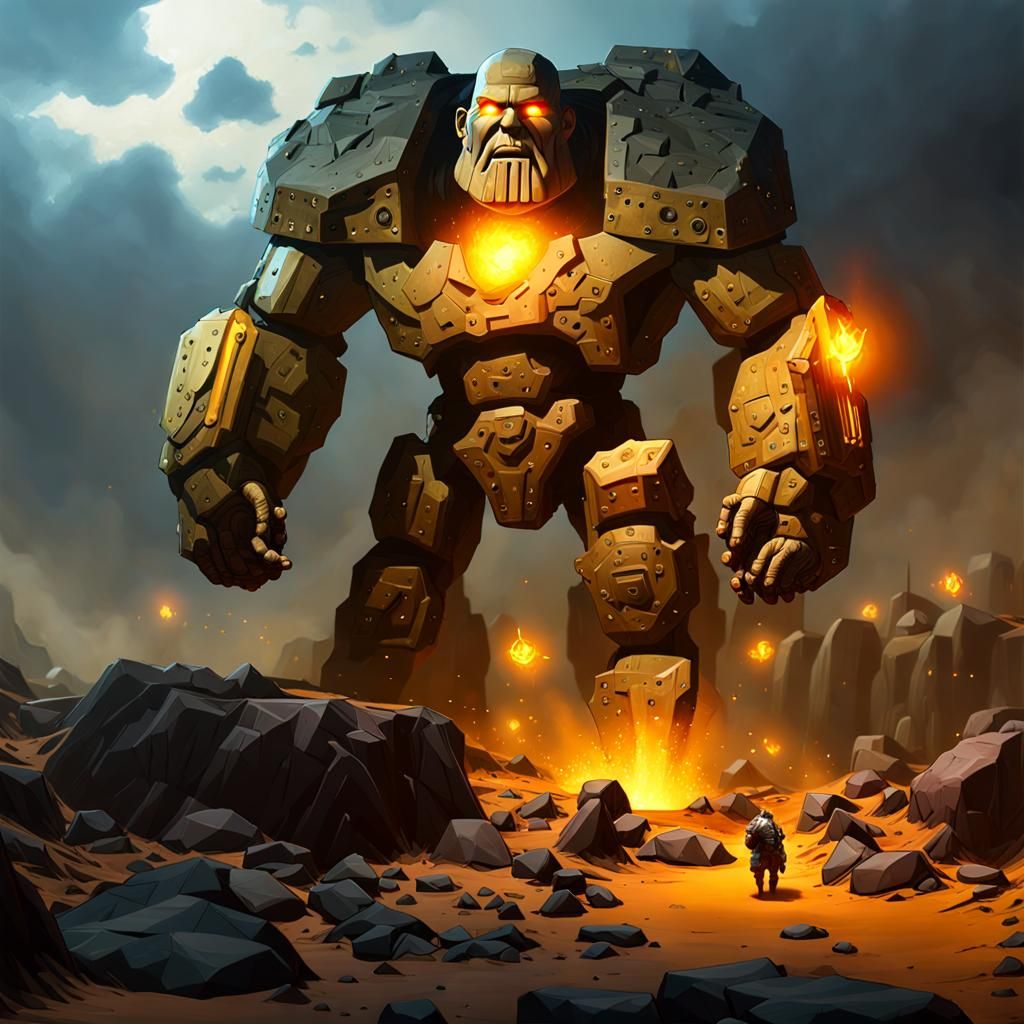 Ancient mech guardian - AI Generated Artwork - NightCafe Creator