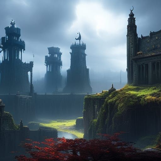 "Jailhouse Rock" epic dark fantasy masterpiece