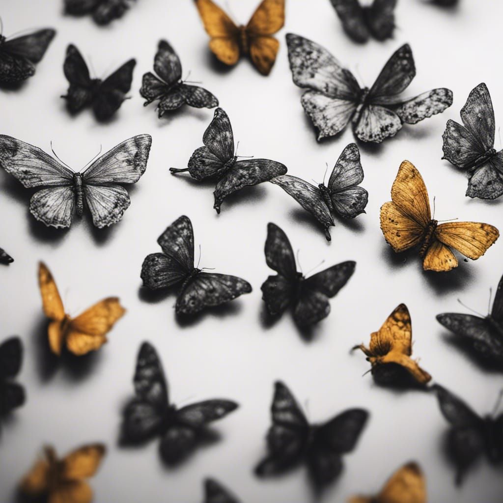 Wake up, butterflies AI Generated Artwork NightCafe Creator