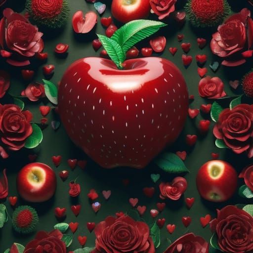Shiny Strawberry-Apple
