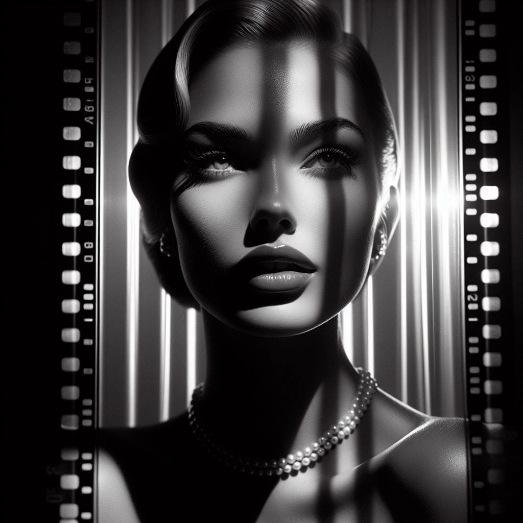 Female Fatale in Shadow