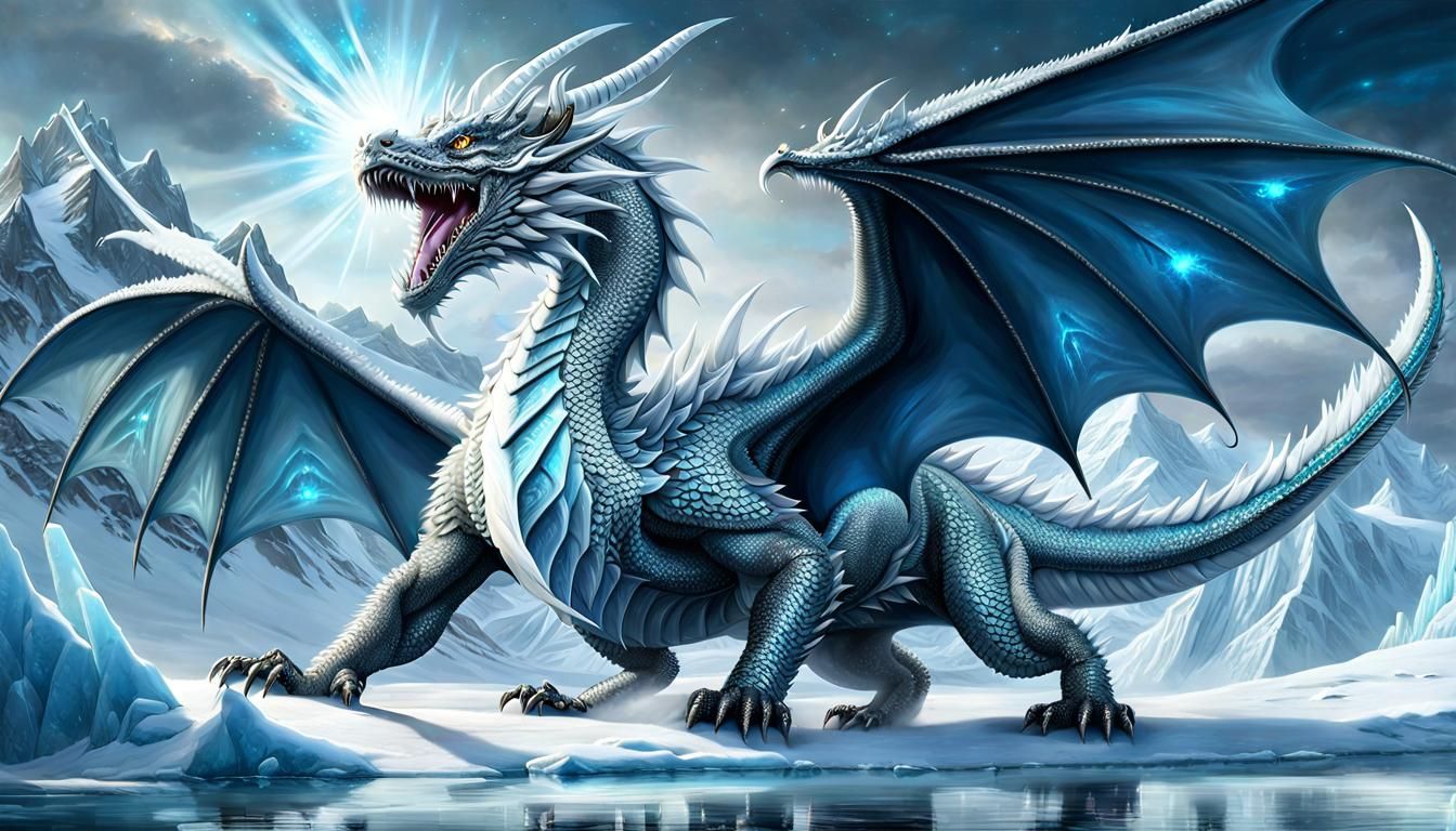 Glacious The Elder Frost Wyrm  by @ThugCTC